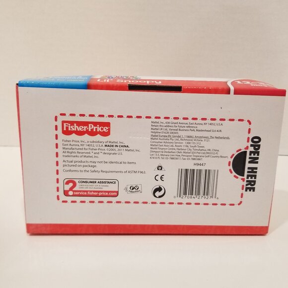 Fisher-Price Brilliant Basic Lil' Snoopy Pull Along Toy, NIB - Picture 10 of 11